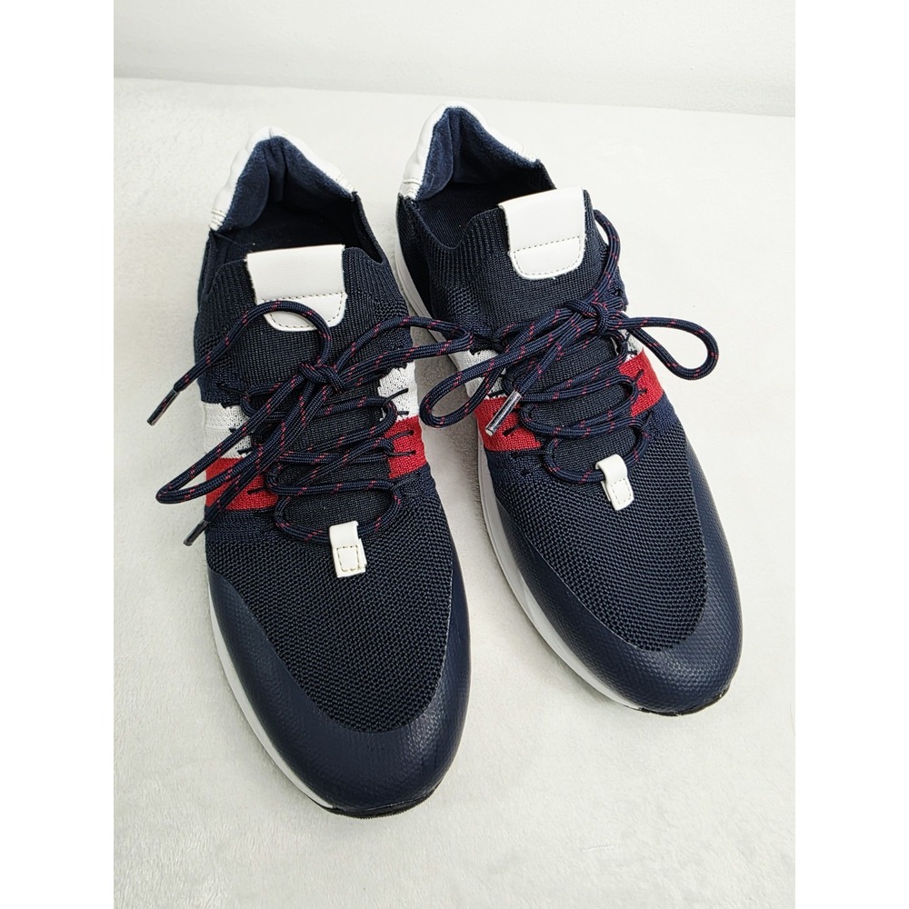 Tommy Hilfiger Shoes Womens 10 M Rhena Casual Sneakers Blue Mesh Lace Up Low